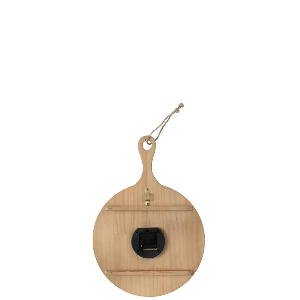 J-Line Wanduhr Plan Den - natur - klein - Ø 4,5 cm - HomeDesign Knaus