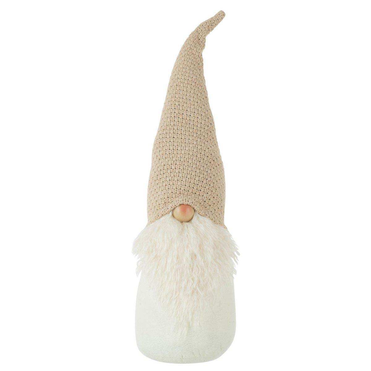 J-Line Weihnachtsfiguren – Poly – Beige – groß - HomeDesign Knaus