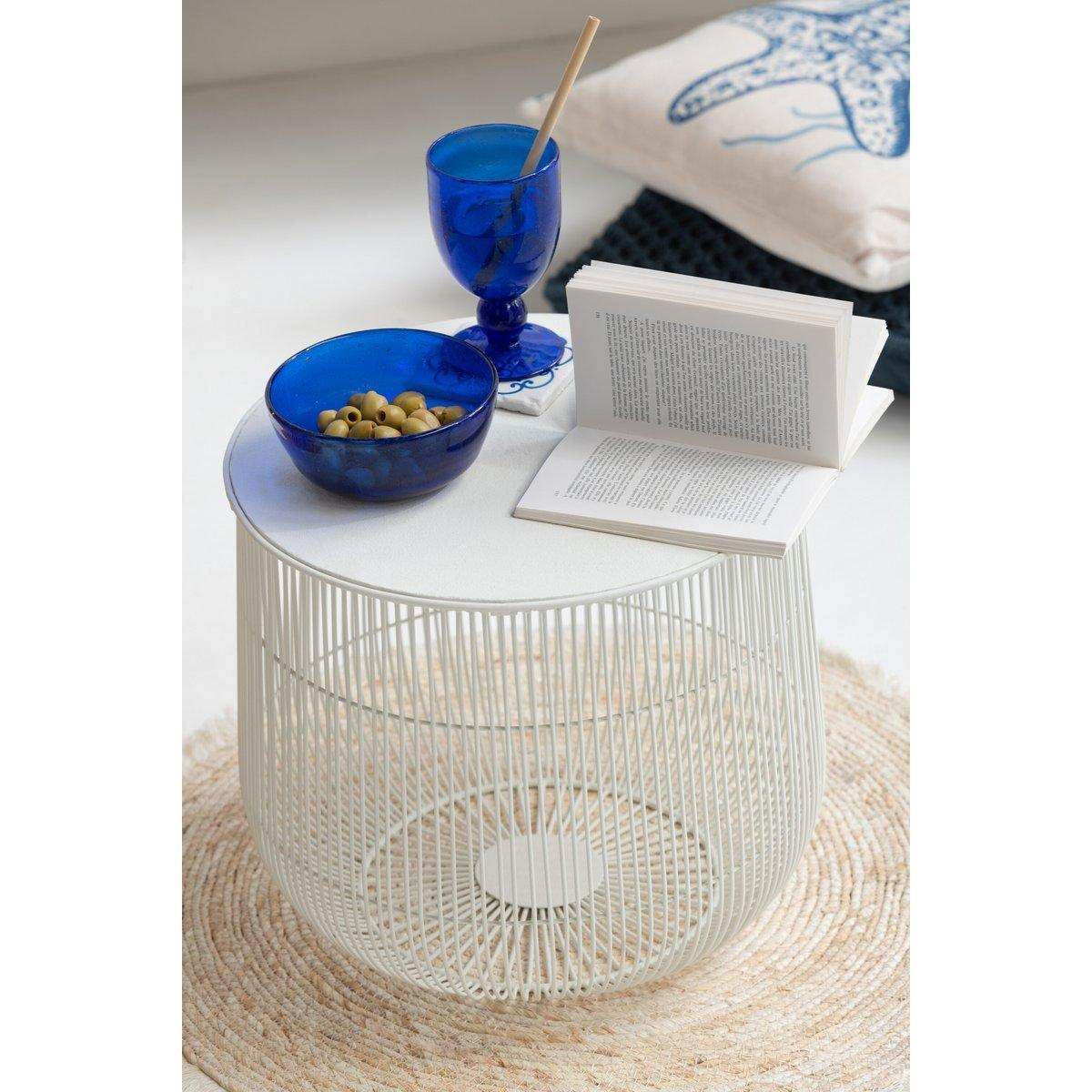 J-Line Weinglas Lisboa - Glas - Blau - - HomeDesign Knaus