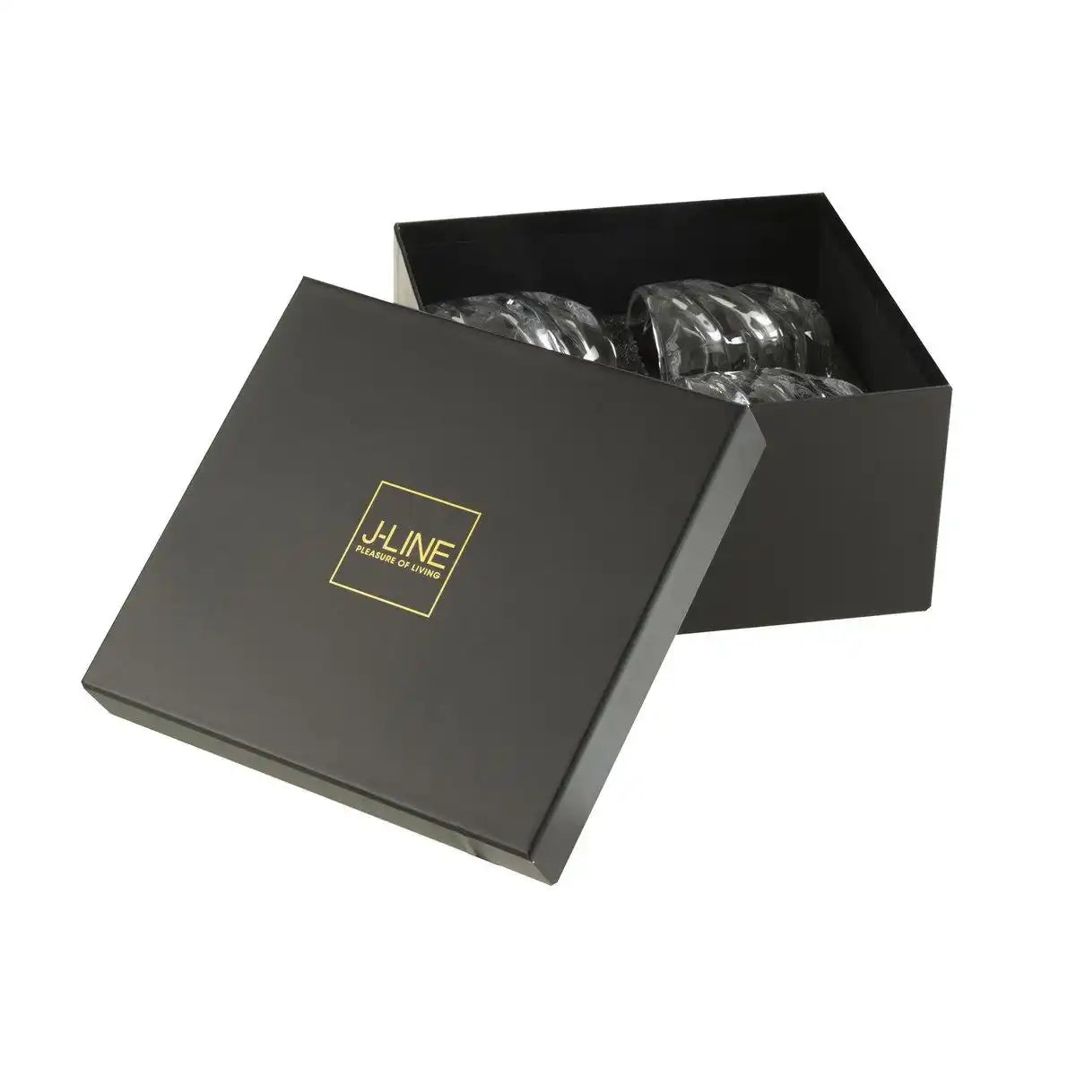 J-Line Whiskey Michigan Glas – transparent – Geschenkbox – - HomeDesign Knaus