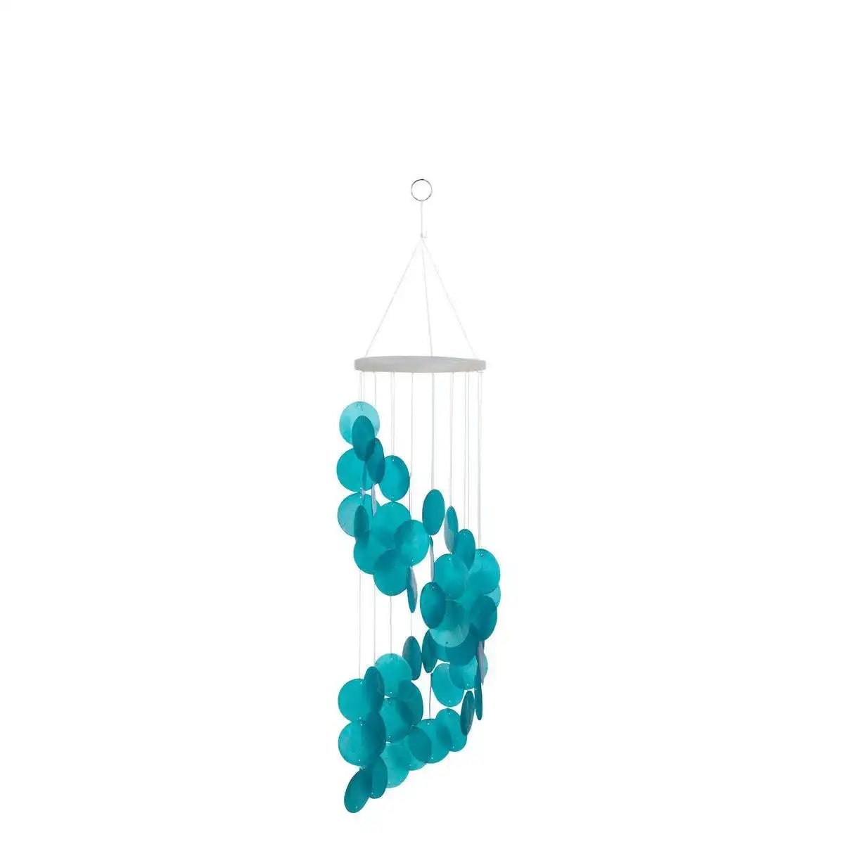 J-Line Windspiele, Skala, Wasserfall, Muschelblau - HomeDesign Knaus