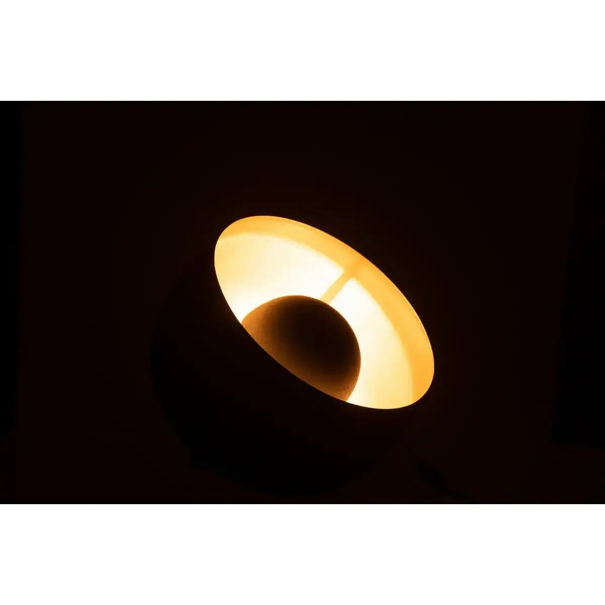J-Linet Tischleuchte Round Interior - Metall - Gold/Schwarz - klein - HomeDesign Knaus