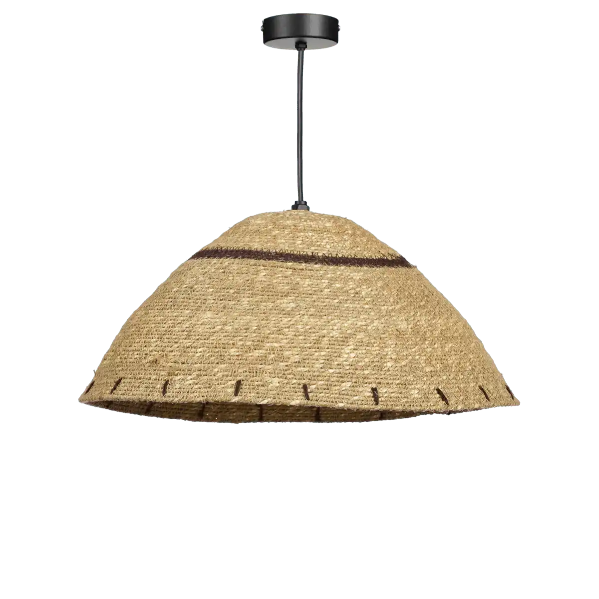 Joulz Hängelampe - H16 x Ø36 cm - Jute - Hellbraun - HomeDesign Knaus