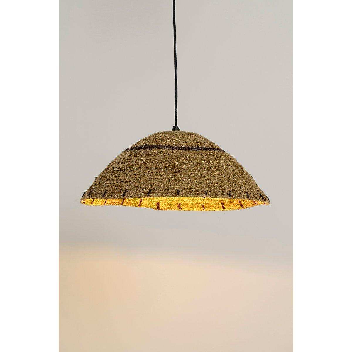 Joulz Hängelampe - H16 x Ø36 cm - Jute - Hellbraun - HomeDesign Knaus
