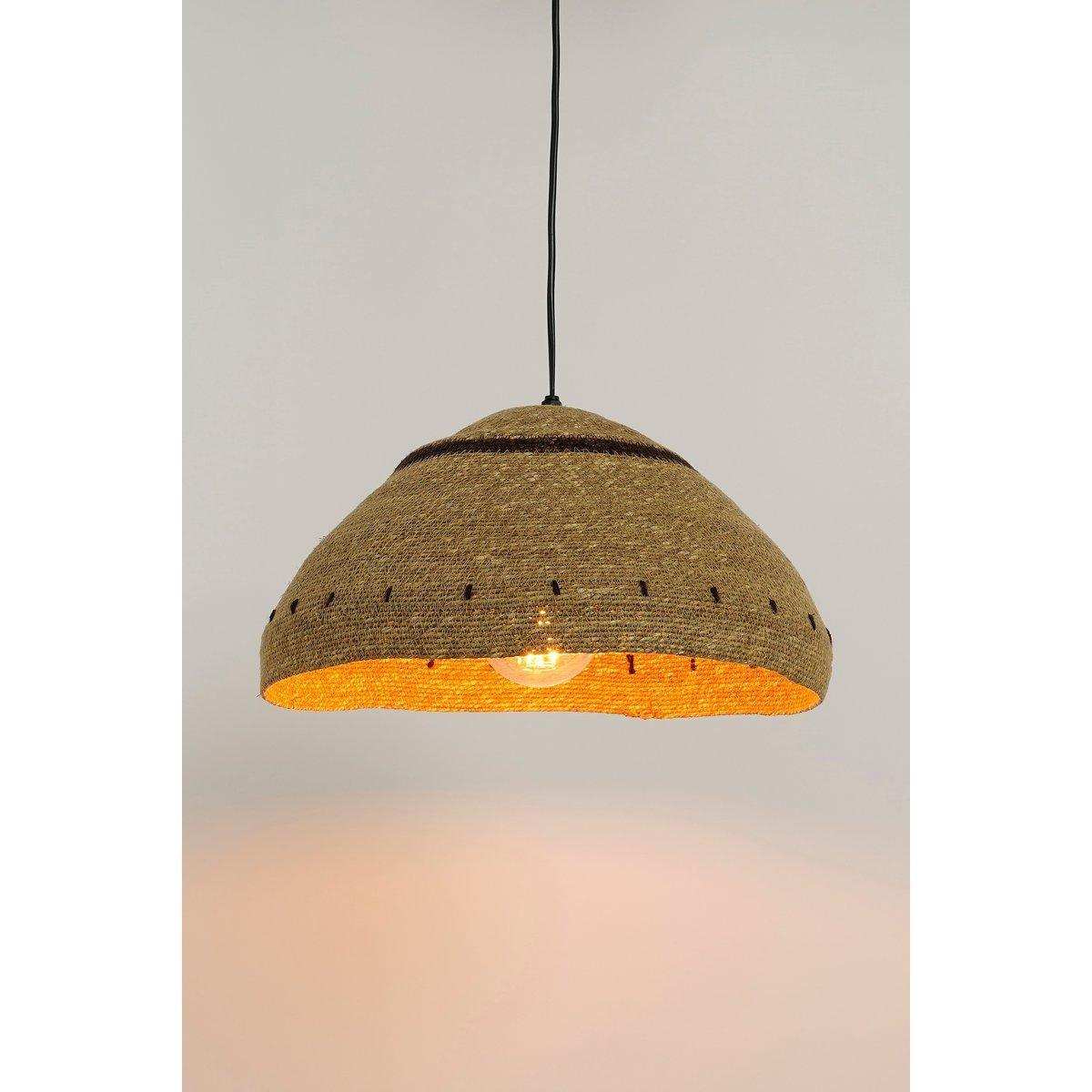 Joulz Hängelampe - H22 x Ø41 cm - Jute - Hellbraun - HomeDesign Knaus