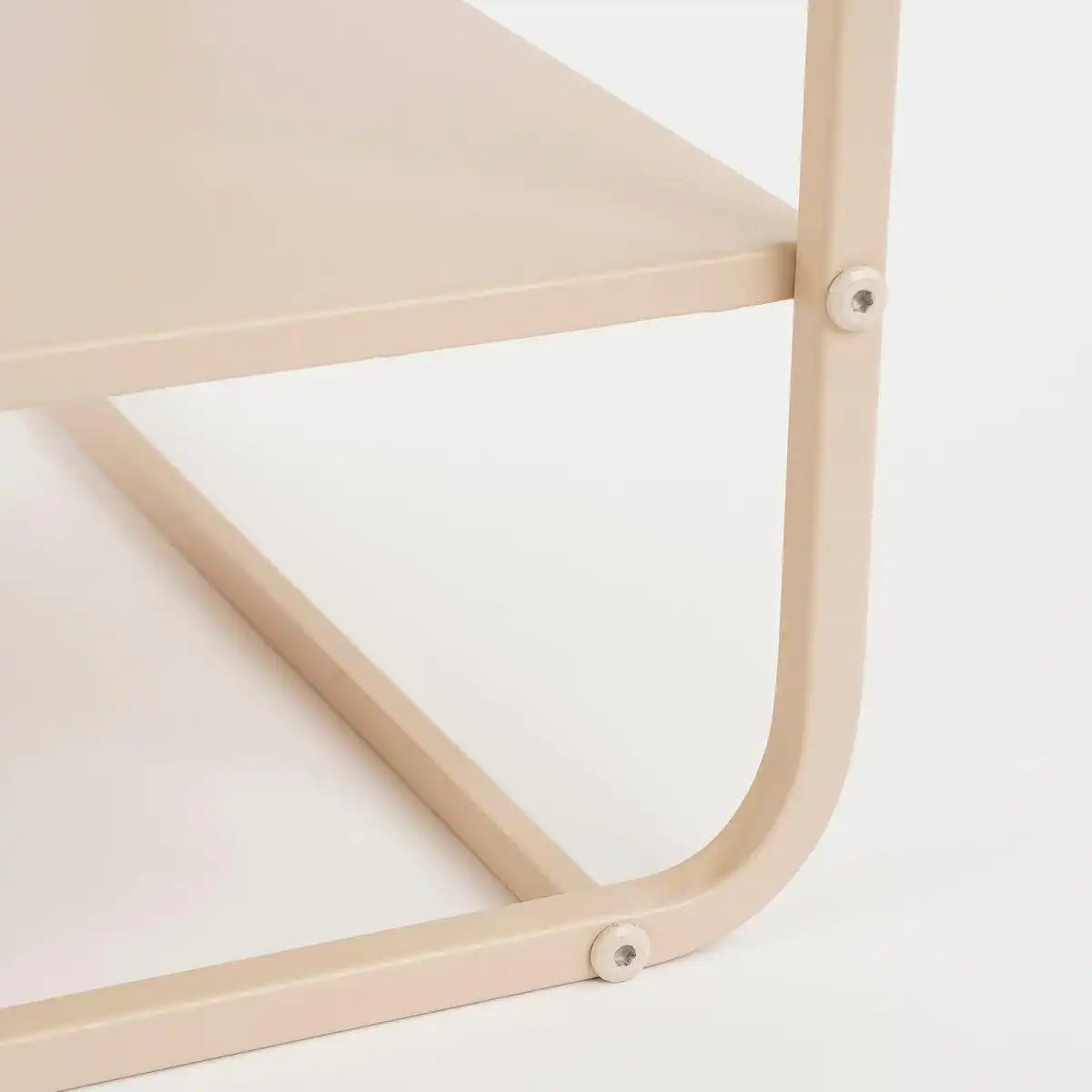 Jules Couchtisch – L110 x B38 x H50 cm – Metall – Hellbraun - HomeDesign Knaus