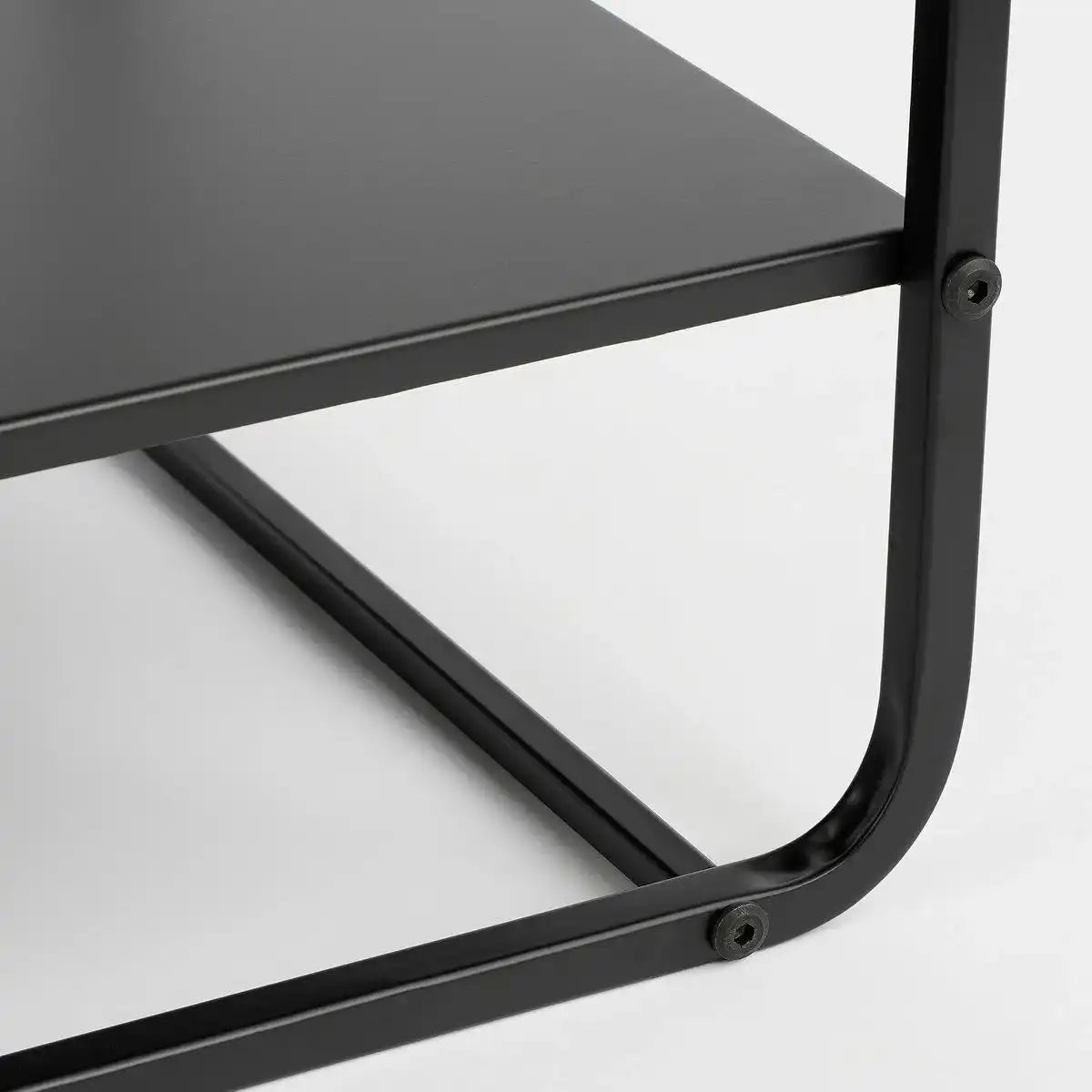 Jules Couchtisch – L110 x B38 x H50 cm – Metall – Schwarz - HomeDesign Knaus