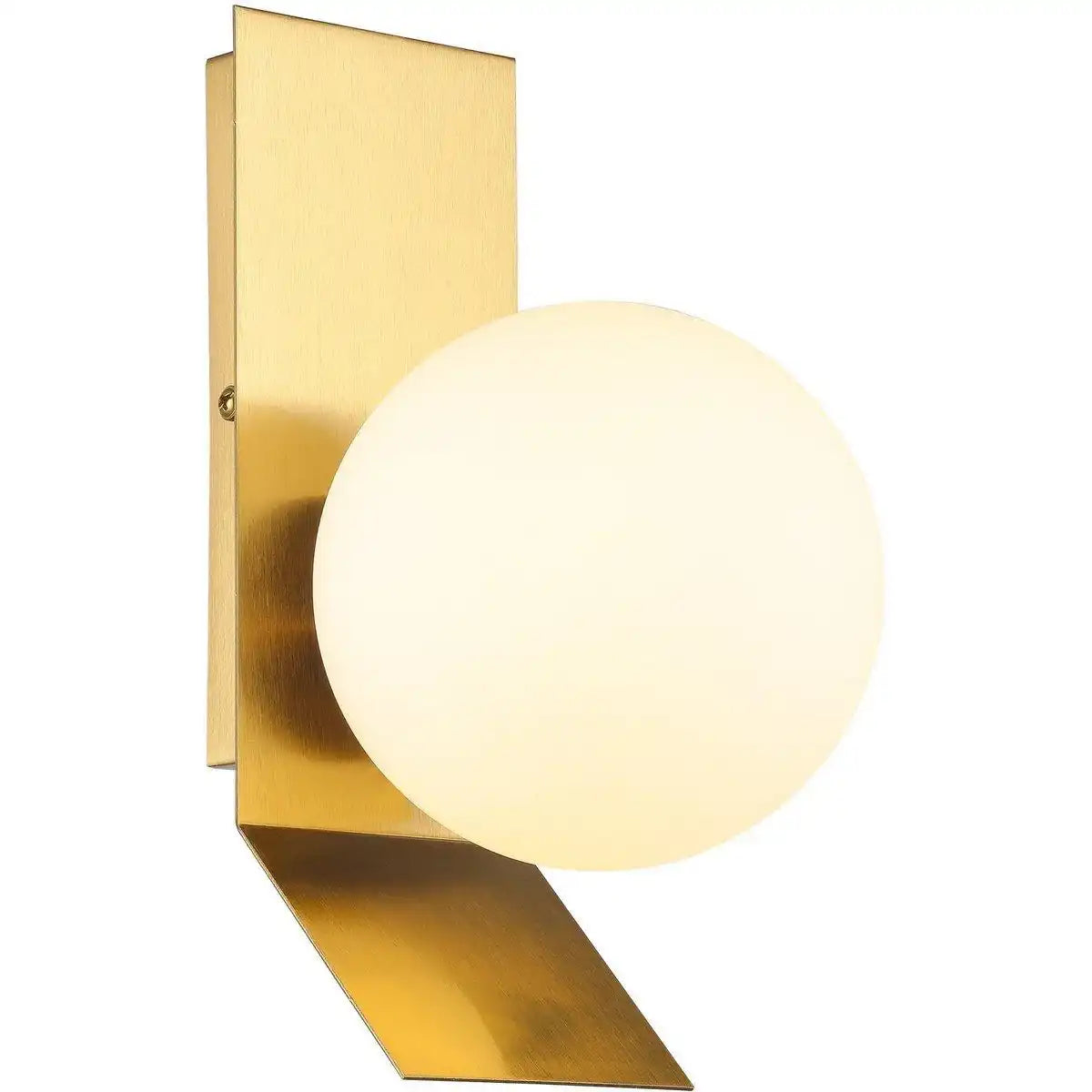 Julia Wandleuchte Weiß Gold Messing - HomeDesign Knaus