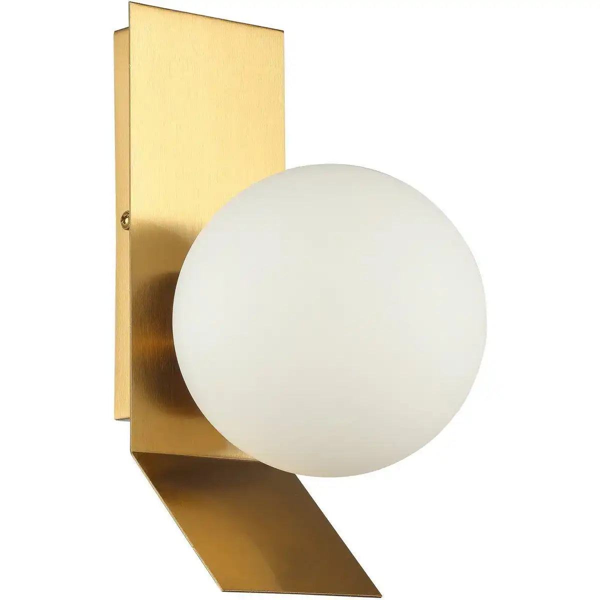 Julia Wandleuchte Weiß Gold Messing - HomeDesign Knaus