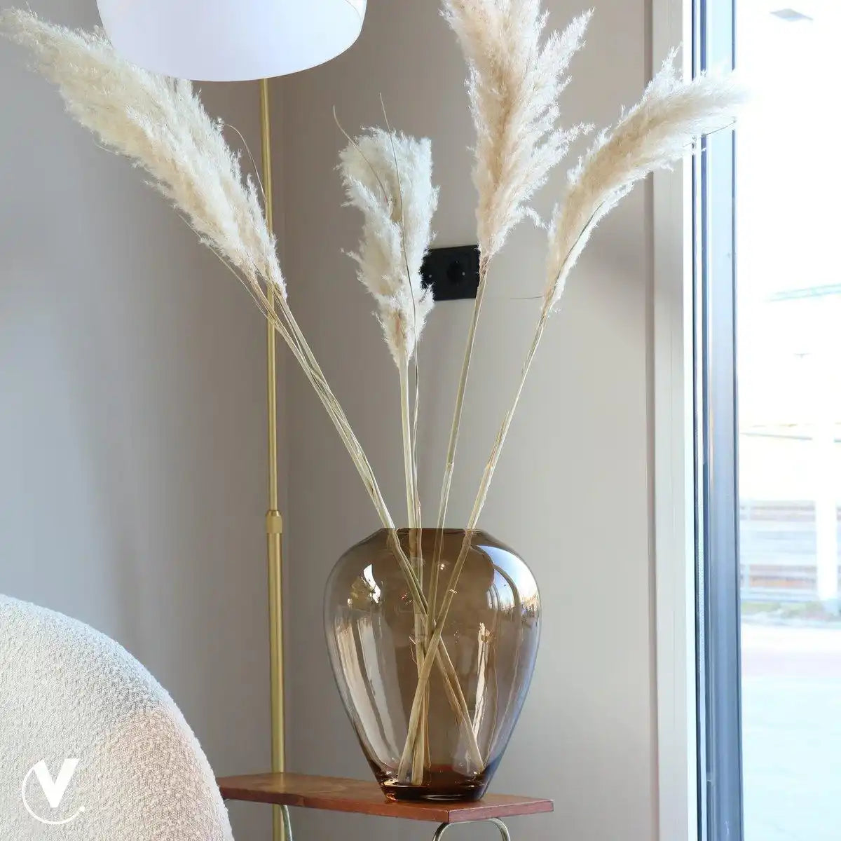 Kander M taupe Ø27,5 x H35 cm - HomeDesign Knaus