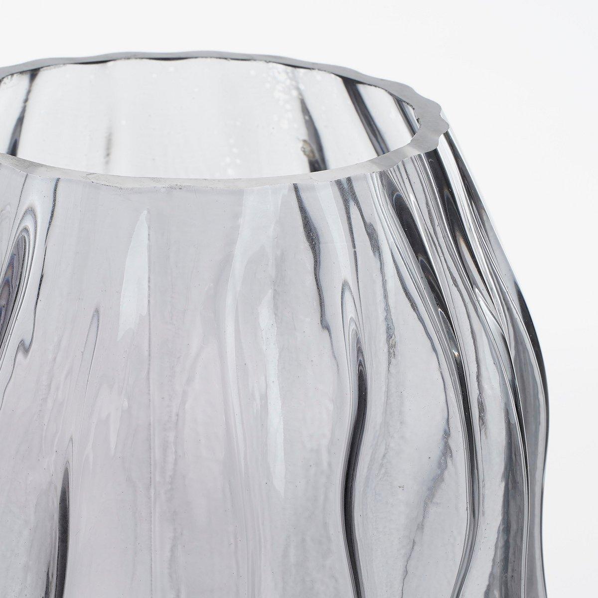 Katzenvase – H32 x Ø16 cm – Glas – Dunkelbraun - HomeDesign Knaus