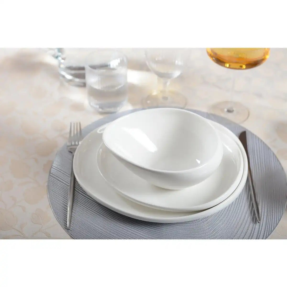 Keramik weiße Suppenschale - HomeDesign Knaus
