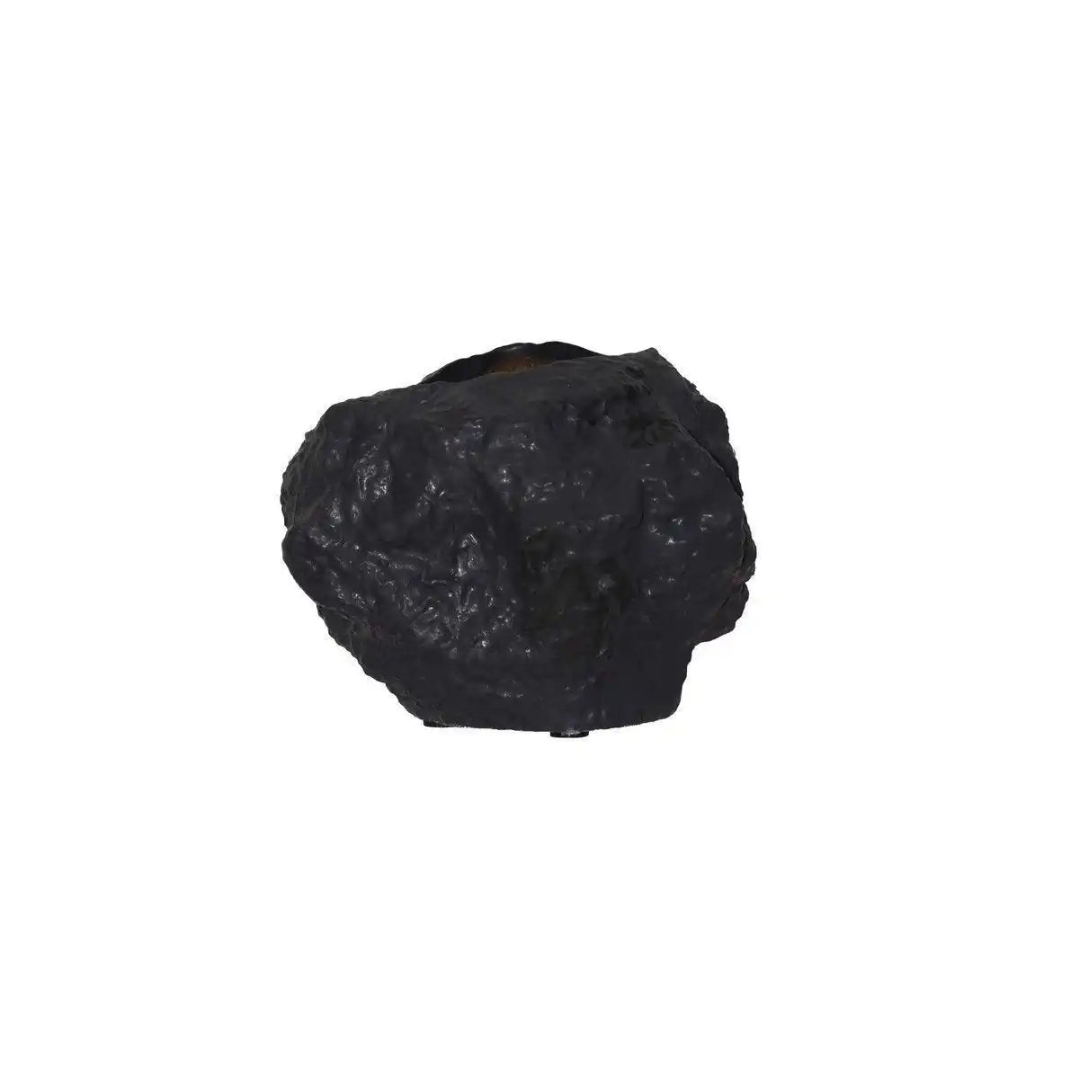 Keramikvase m. Rock-Look, trendiges Naturdesign. CHU20ZW - HomeDesign Knaus