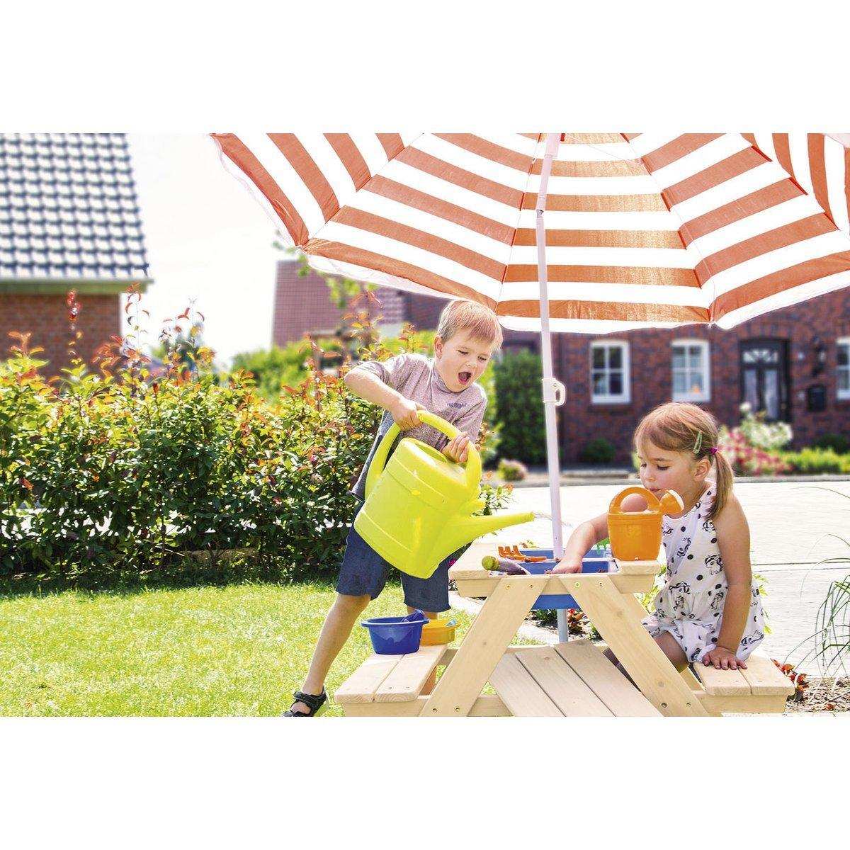 Kinder-Picknickbank 'Matsch-Nicki für 4', natur - HomeDesign Knaus