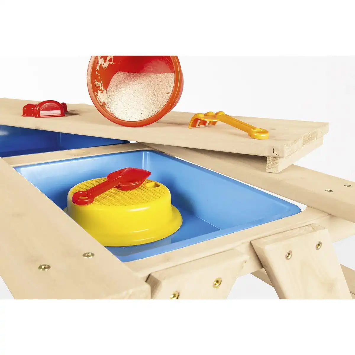 Kinder-Picknickbank 'Matsch-Nicki für 4', natur - HomeDesign Knaus