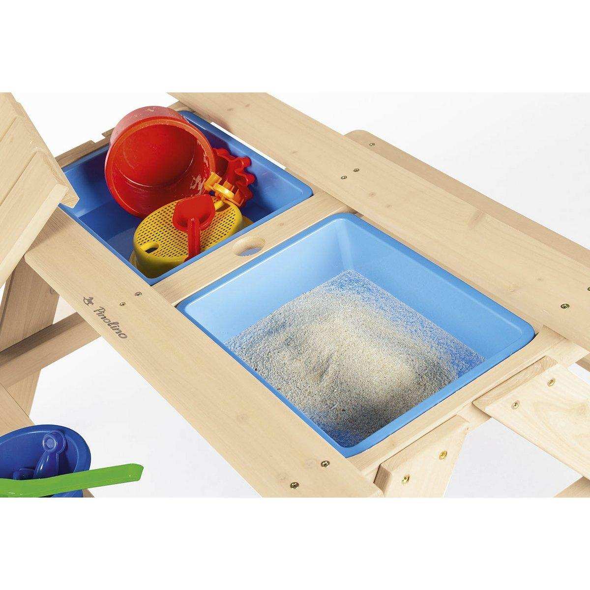 Kinder-Picknickbank 'Matsch-Nicki für 4', natur - HomeDesign Knaus