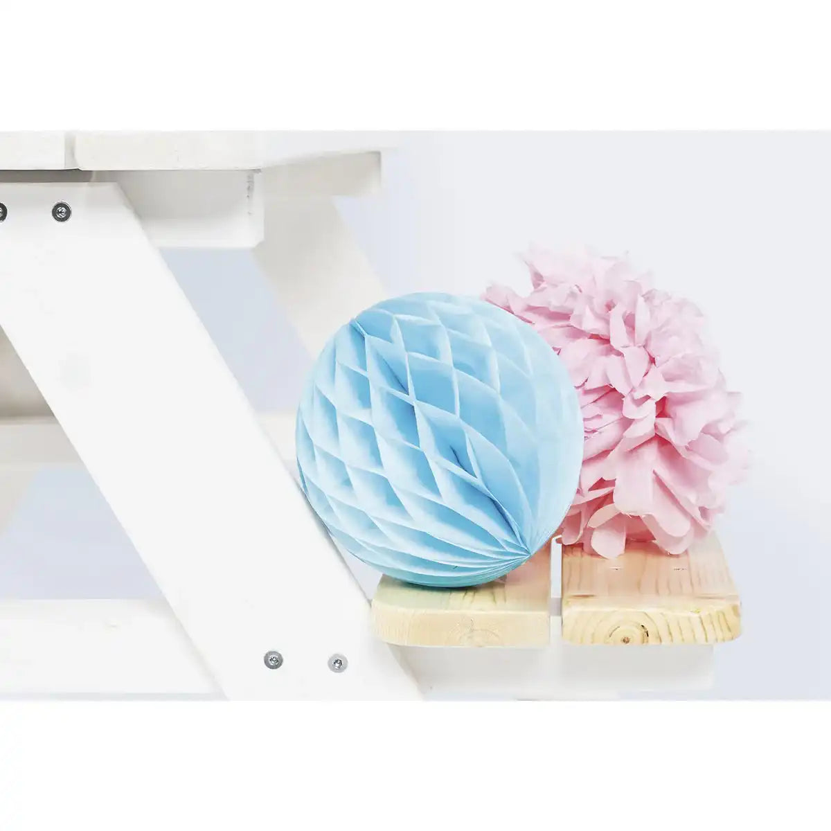Kinder-Picknickbank 'Nicki für 4', weiß - HomeDesign Knaus