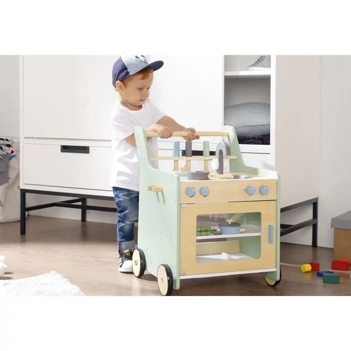 Kinderküche 'Kalle', pastellgrün - HomeDesign Knaus