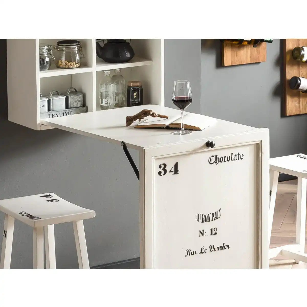 Klapptisch mit 2 Hockern - HomeDesign Knaus