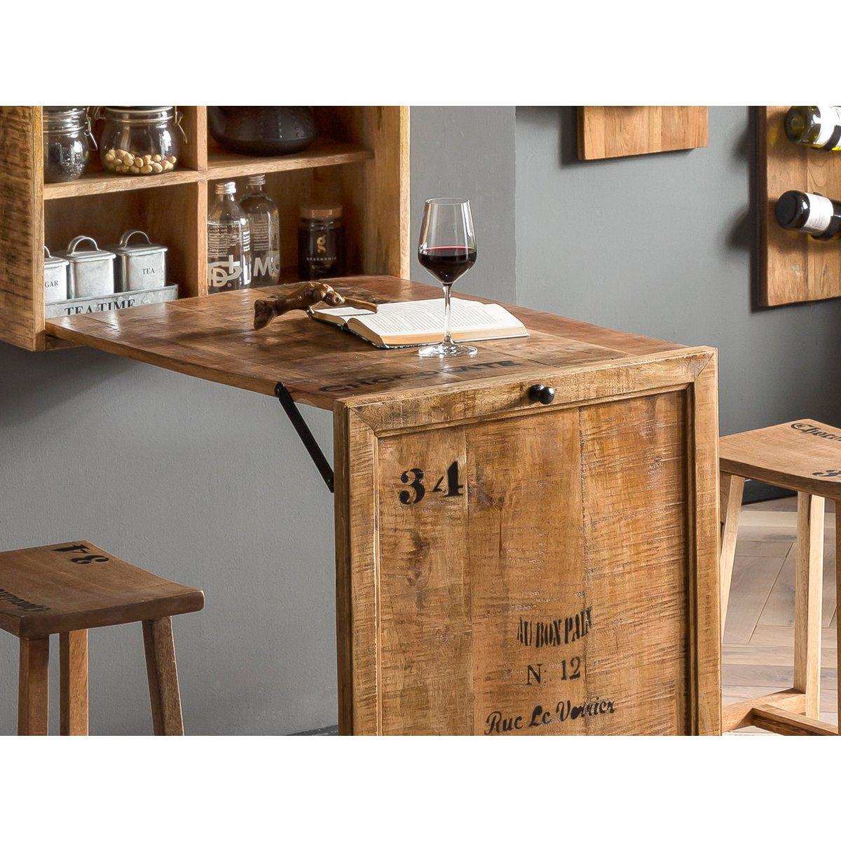 Klapptisch mit 2 Hockern - HomeDesign Knaus