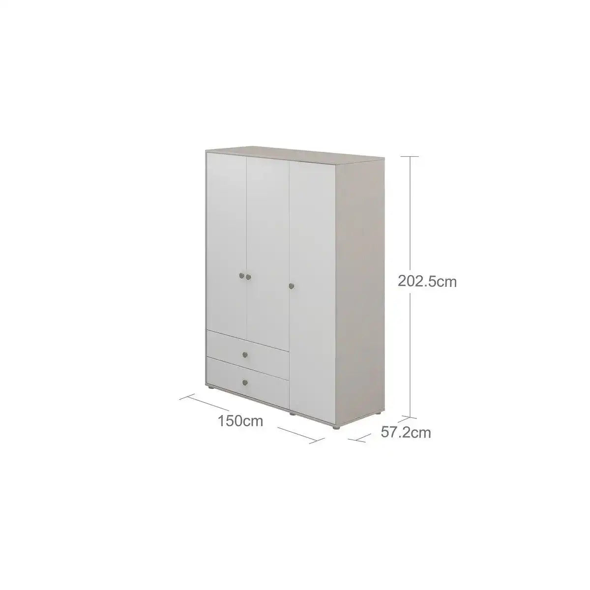 Kleiderschrank, extra hoch - HomeDesign Knaus