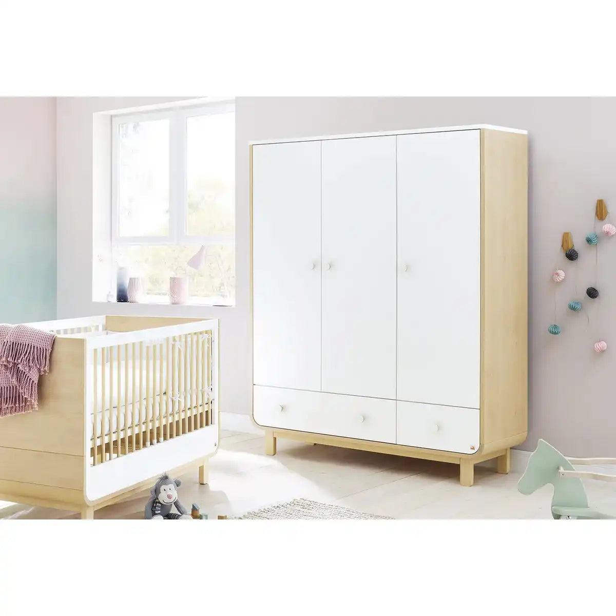 Kleiderschrank 'Rund' groß - HomeDesign Knaus