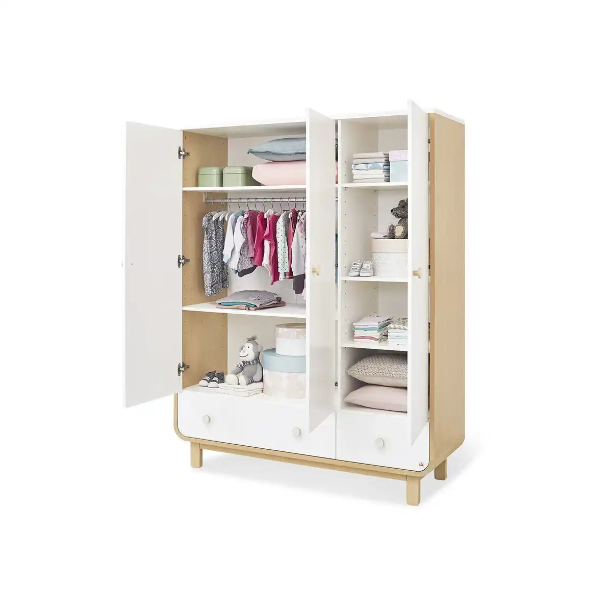Kleiderschrank 'Rund' groß - HomeDesign Knaus
