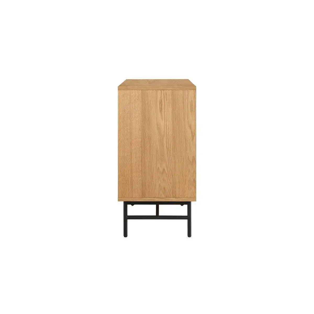 Kommode 80 cm Eiche Echtholzfurnier - HomeDesign Knaus