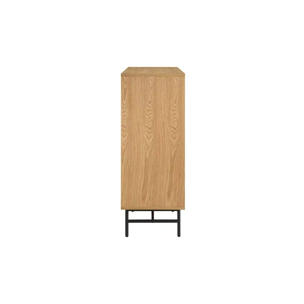 Kommode 80 cm Eiche Echtholzfurnier - HomeDesign Knaus