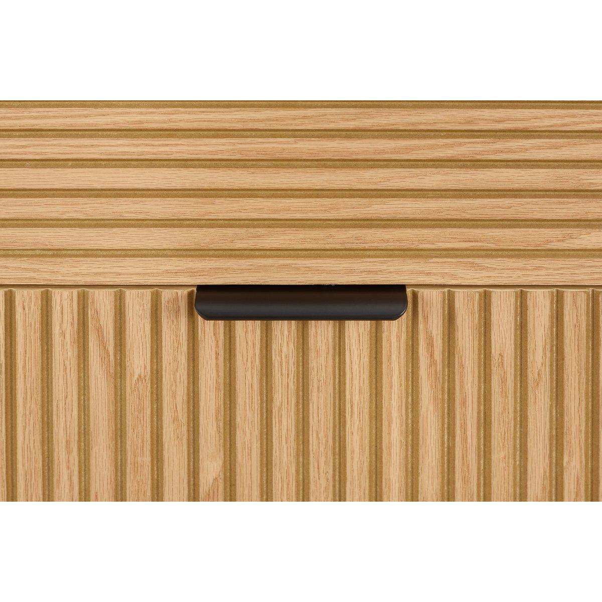 Kommode 80 cm Eiche Echtholzfurnier - HomeDesign Knaus