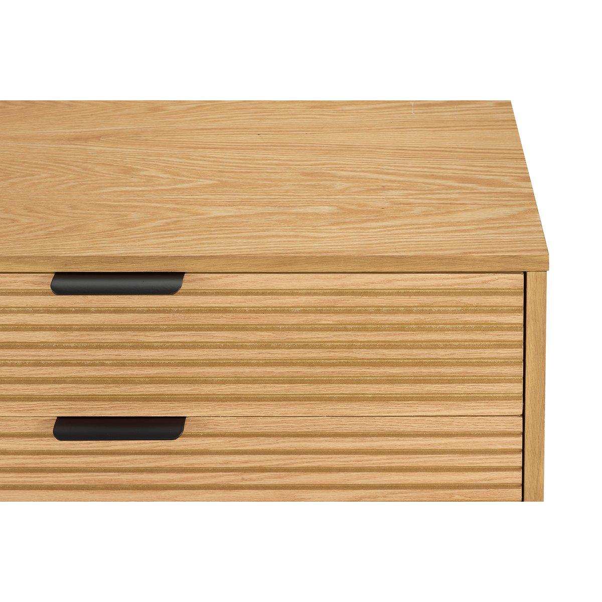 Kommode 80 cm Eiche Echtholzfurnier - HomeDesign Knaus