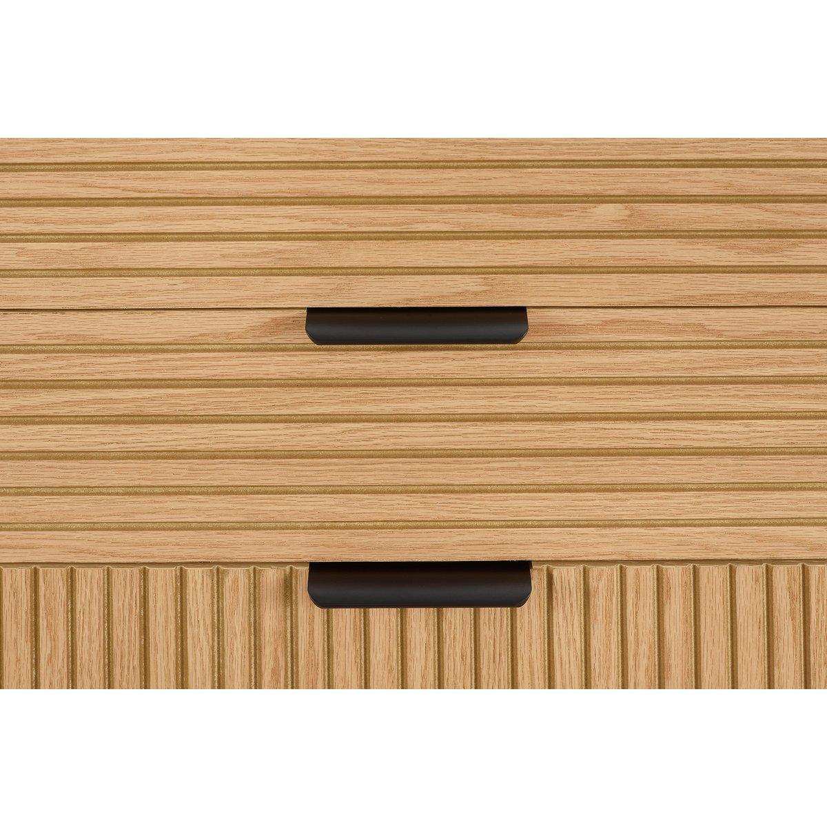 Kommode breit 120 cm Eiche Echtholzfurnier - HomeDesign Knaus