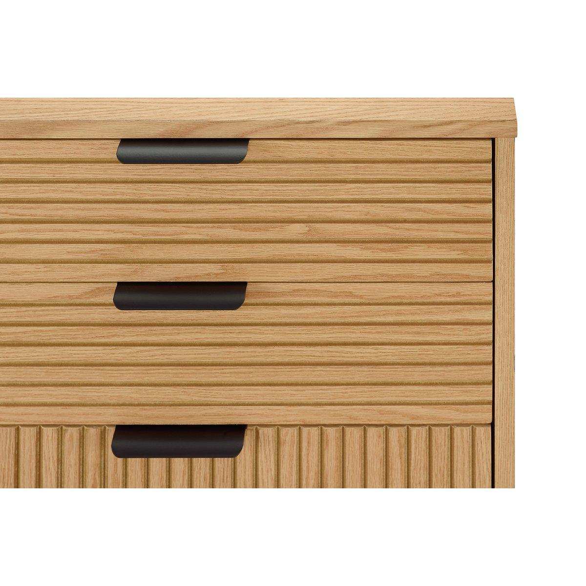 Kommode breit 120 cm Eiche Echtholzfurnier - HomeDesign Knaus