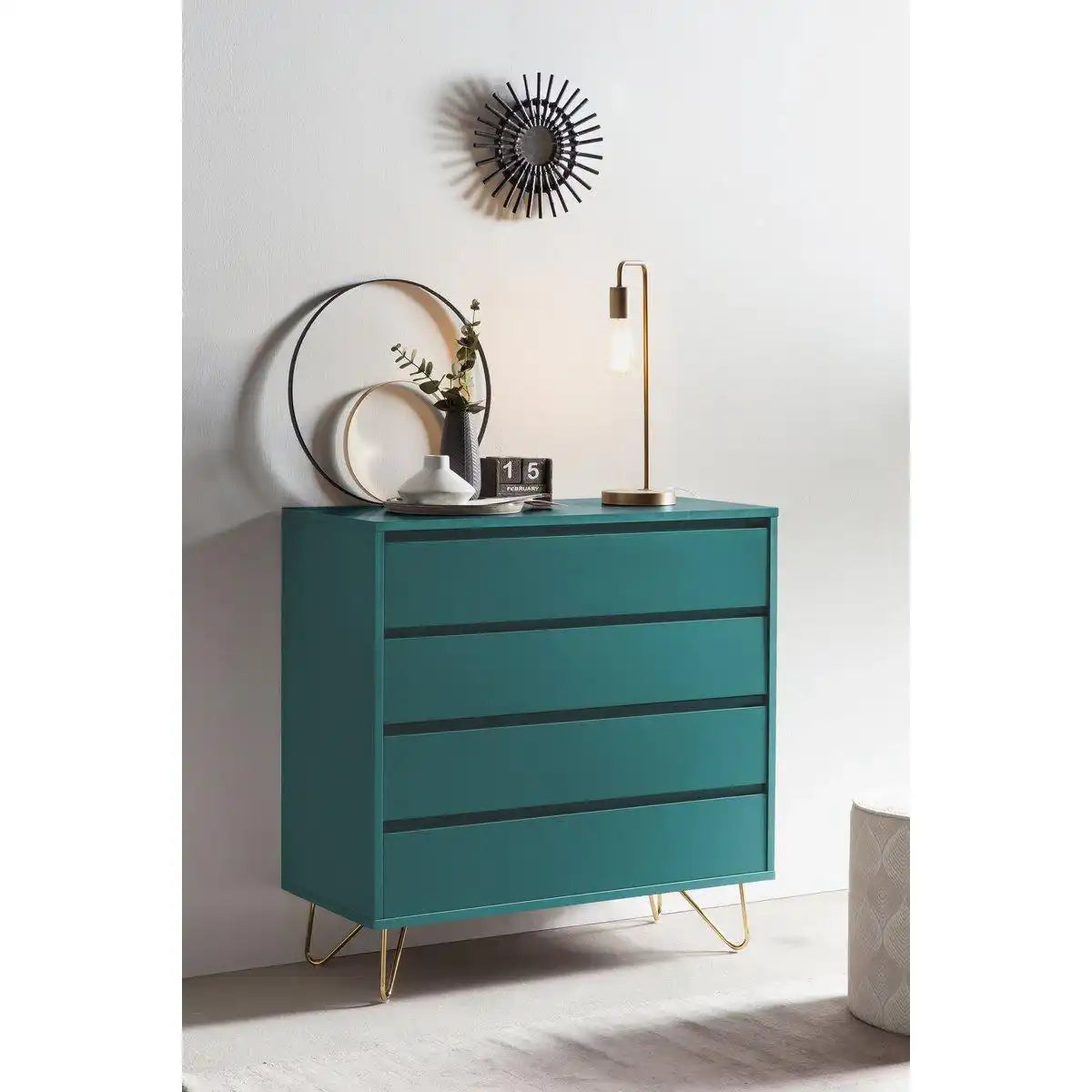 Kommode breit mit 4 Schubladen - HomeDesign Knaus