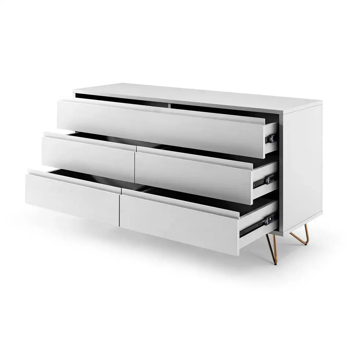 Kommode breit mit 6 Schubladen - HomeDesign Knaus