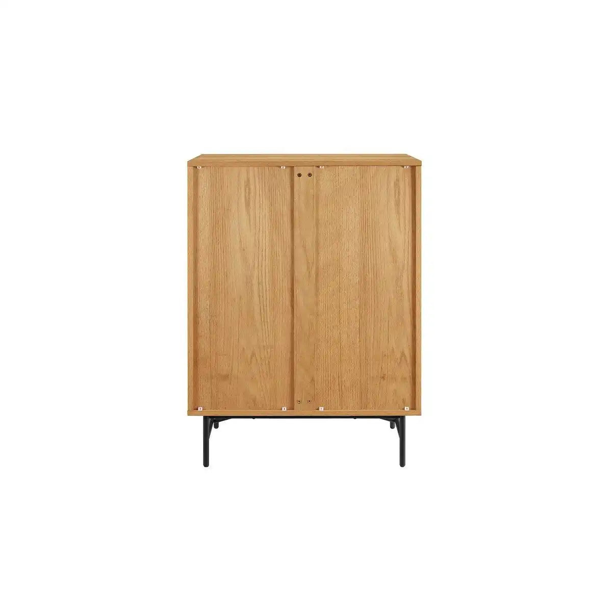 Kommode hoch 80 cm Eiche Echtholzfurnier - HomeDesign Knaus