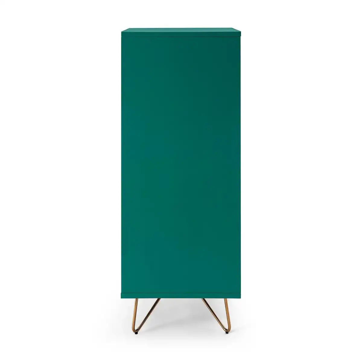 Kommode hoch mit 4 Schubladen und 1 Fach, inkl. Spiegel - HomeDesign Knaus