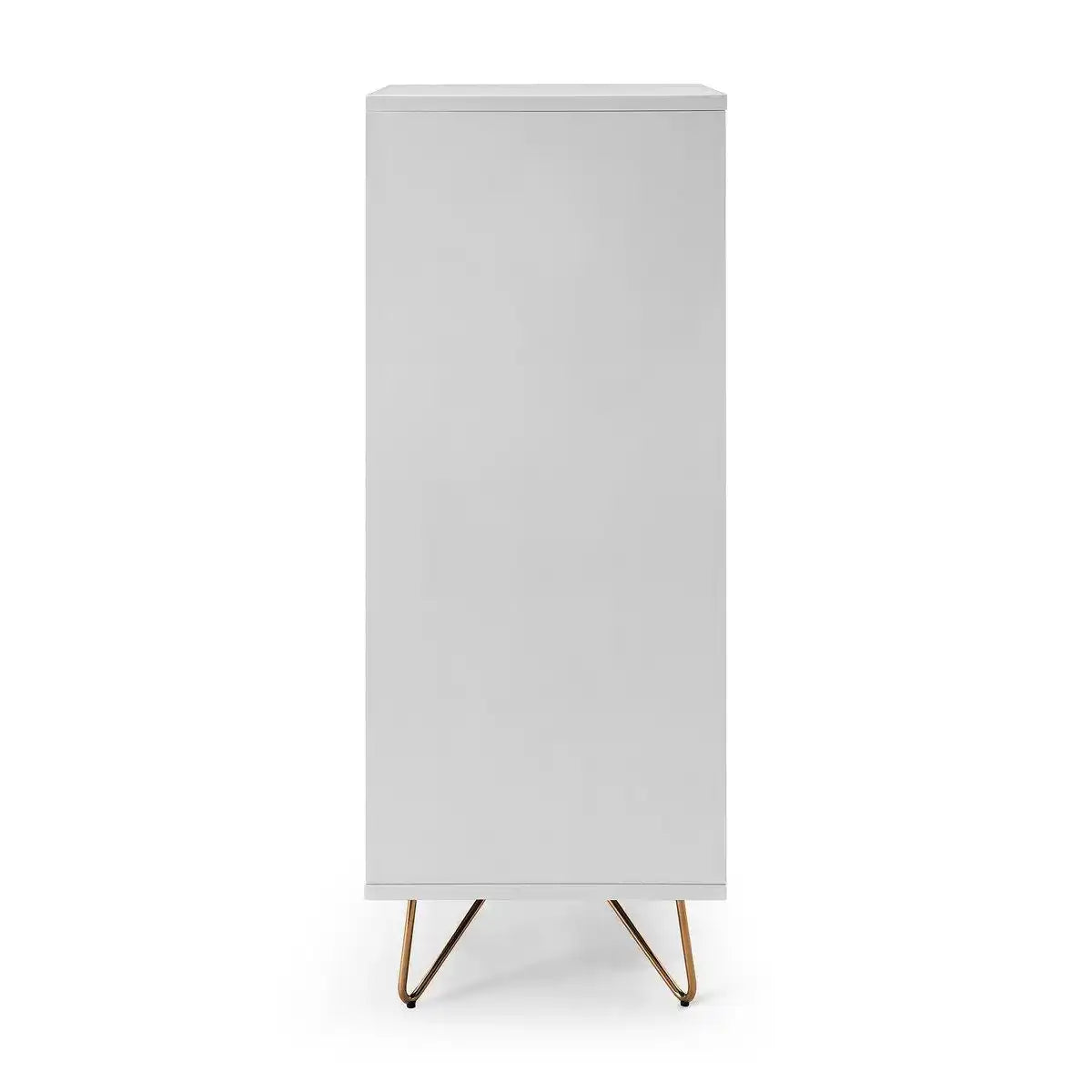 Kommode hoch mit 4 Schubladen und 1 Fach, inkl. Spiegel - HomeDesign Knaus