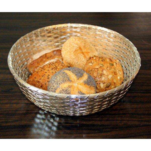 Korb Dekokorb Basso, edel versilbert, anlaufgeschützt, Durchmesser 26 cm - HomeDesign Knaus