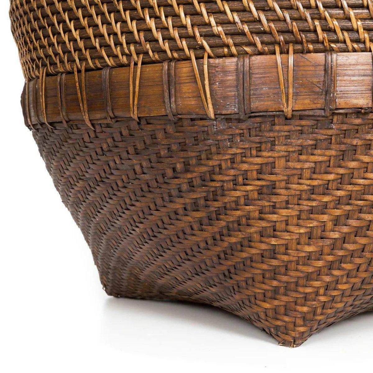 Korb koloniale Wäsche korb-Natürliches Braun 92 cm - HomeDesign Knaus