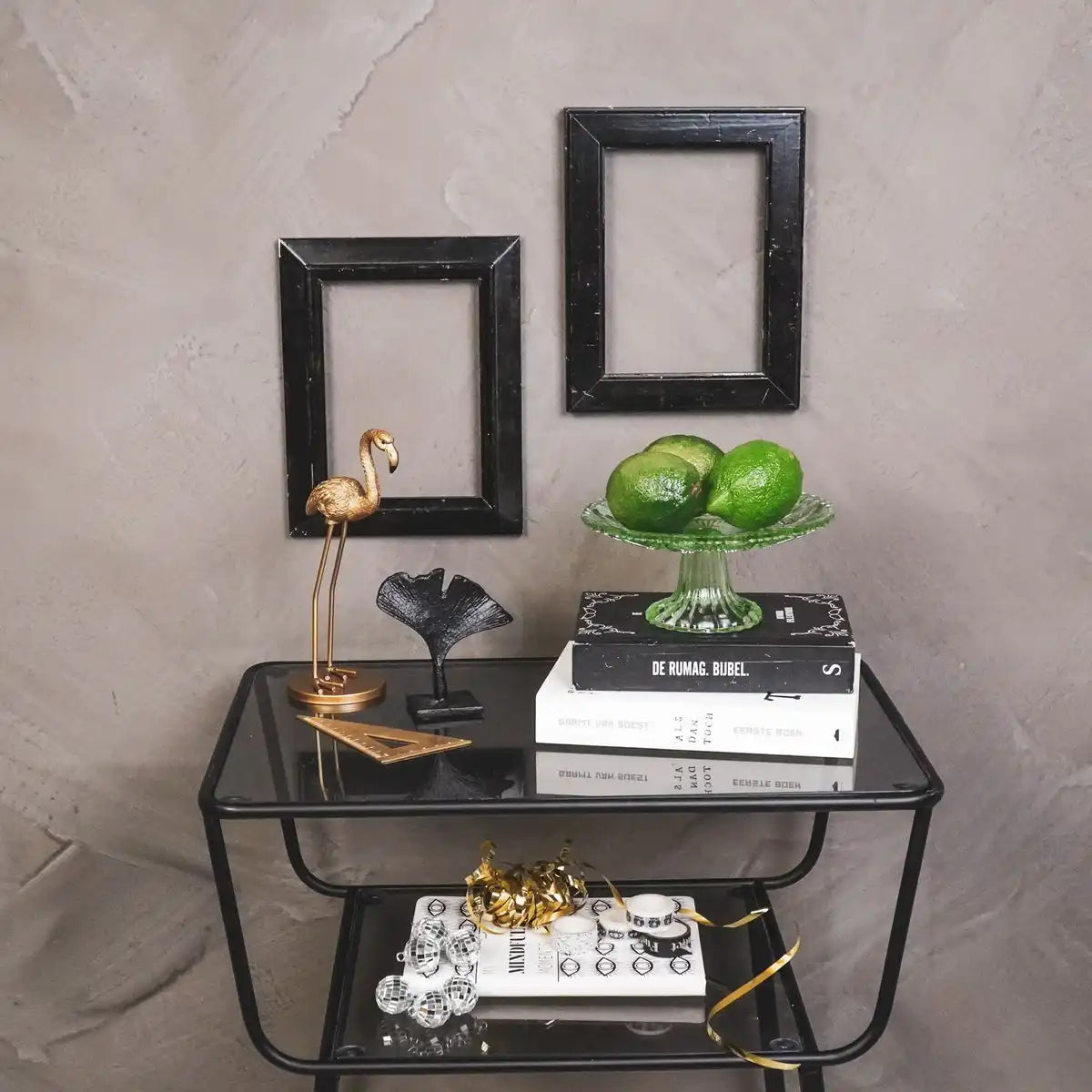 Kuchenteller - Glas - Grün - 15x8cm - HomeDesign Knaus