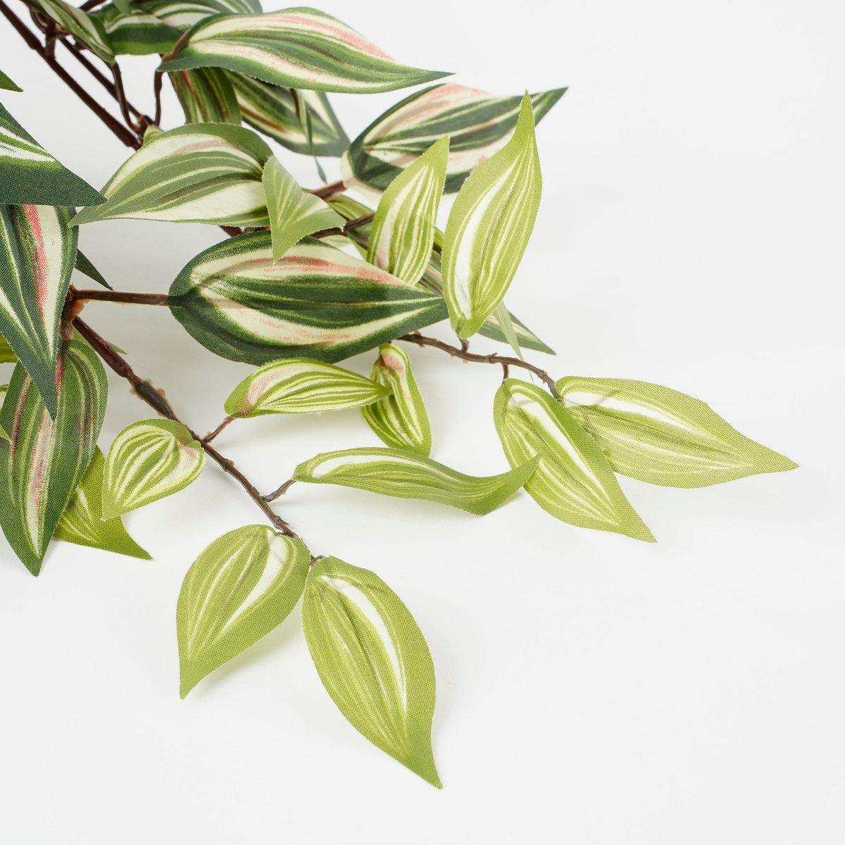 Künstliche Hängepflanze Tradescantia im Stan-Blumentopf – H45 x Ø25 cm – Grün - HomeDesign Knaus