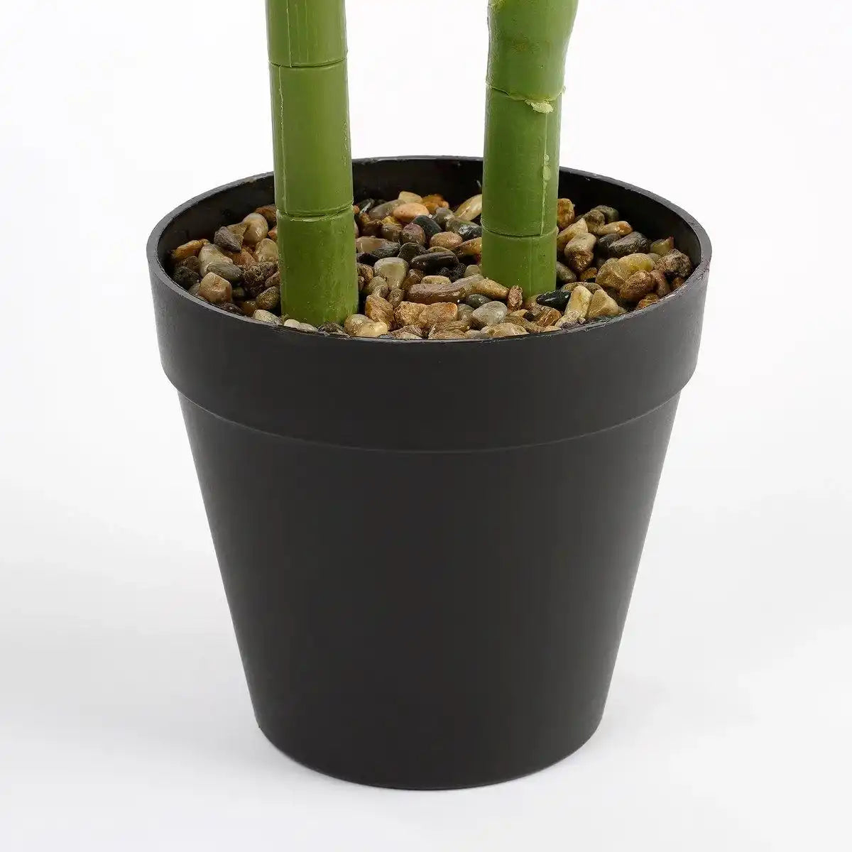 Künstliche Pflanze Alocasia im Blumentopf – H100 x Ø50 cm – Grün - HomeDesign Knaus