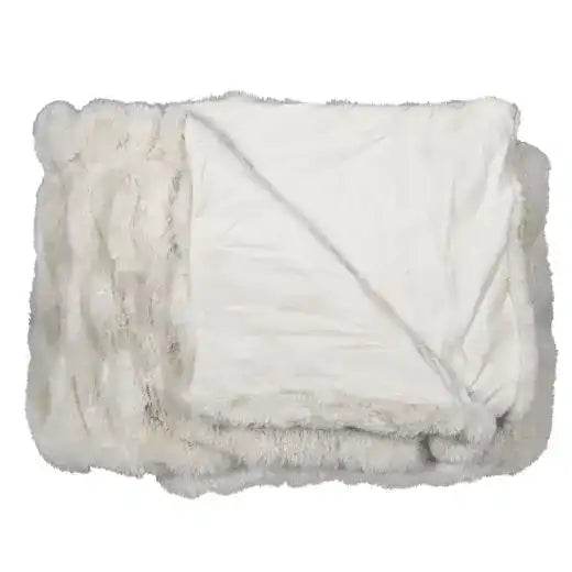 Kuscheldecke gerippt Decke Wurfbär Couchdecke 130x180cm - HomeDesign Knaus
