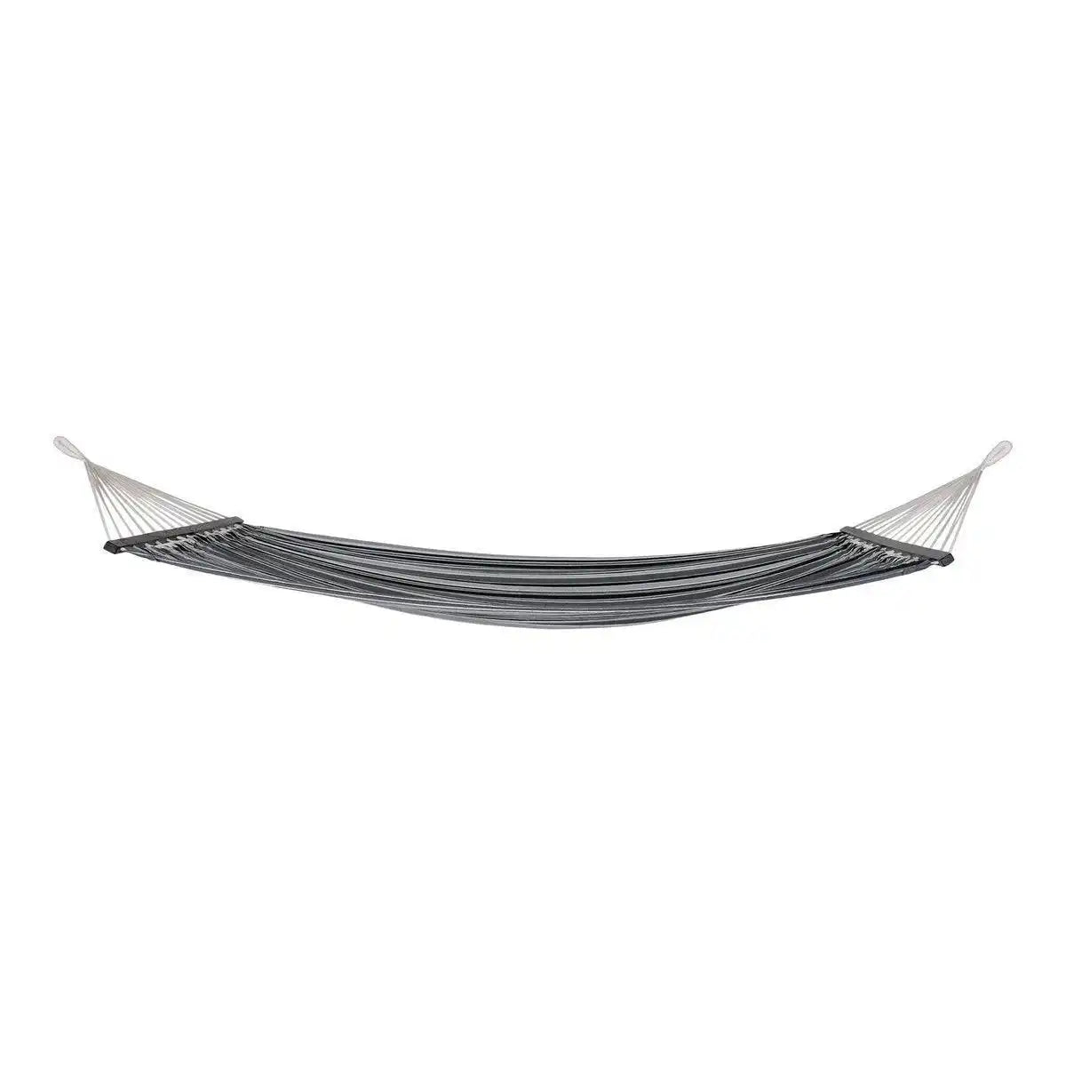 Lamia Hammock - Hängematte, Polyester/Baumwolle, Lärche, schwarz/grau/weiß - HomeDesign Knaus