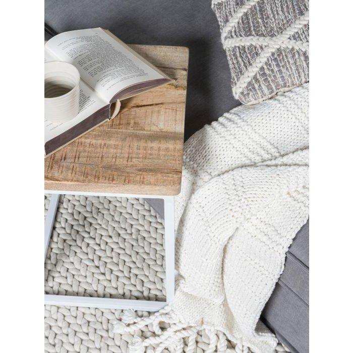 Laptop Tisch Roos Beistelltisch Mangoholz - HomeDesign Knaus
