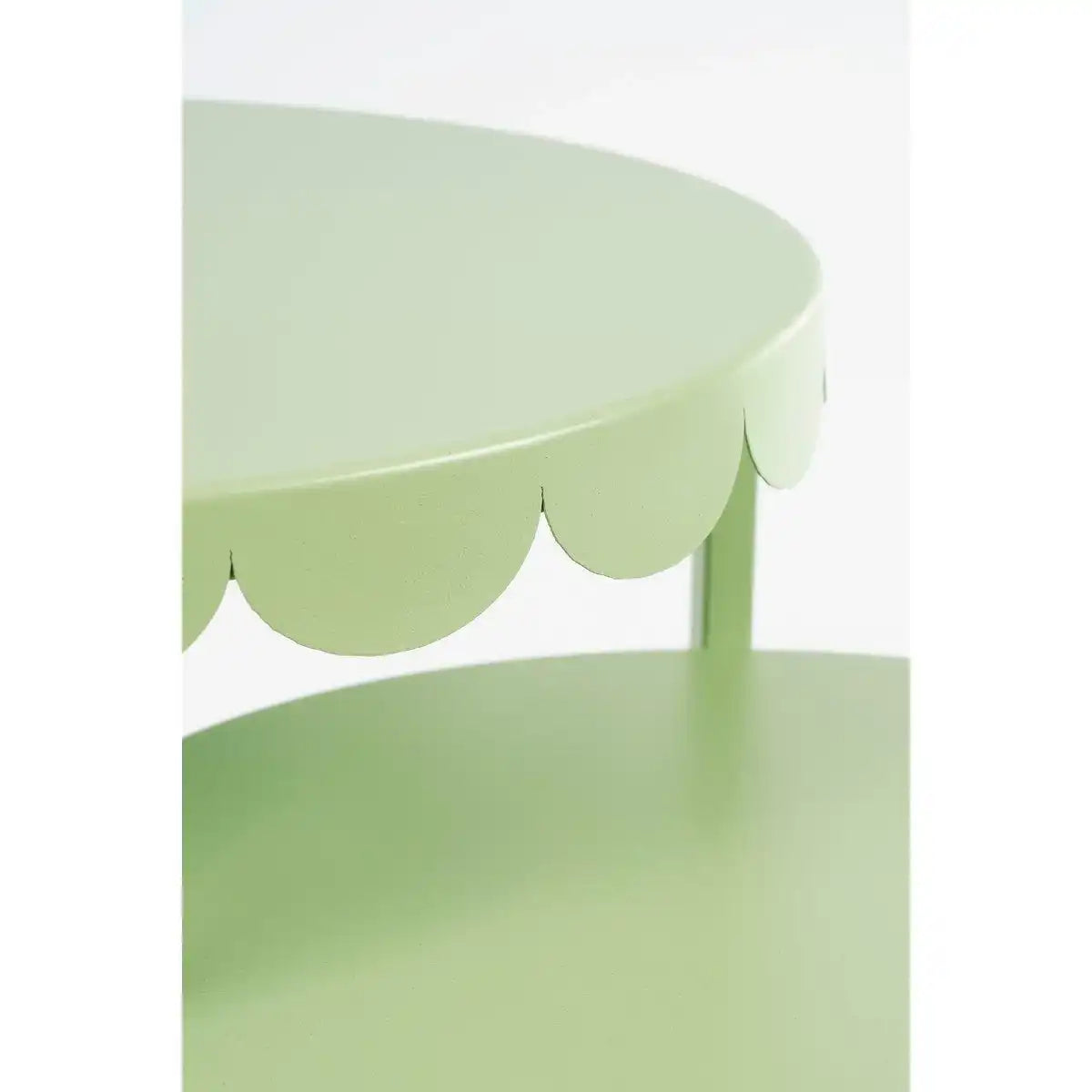 Lara Side Table - Set von 2 - H51 x Ø40 cm - Metall - MintGroen - HomeDesign Knaus
