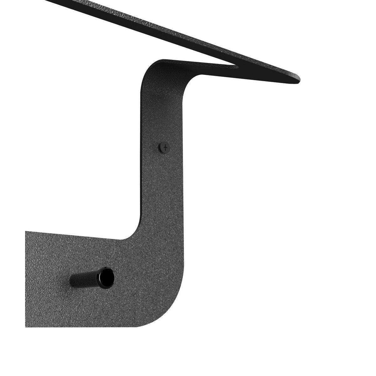 Linea Garderobenleiste mit 10 Kleiderhacken Stahl - HomeDesign Knaus