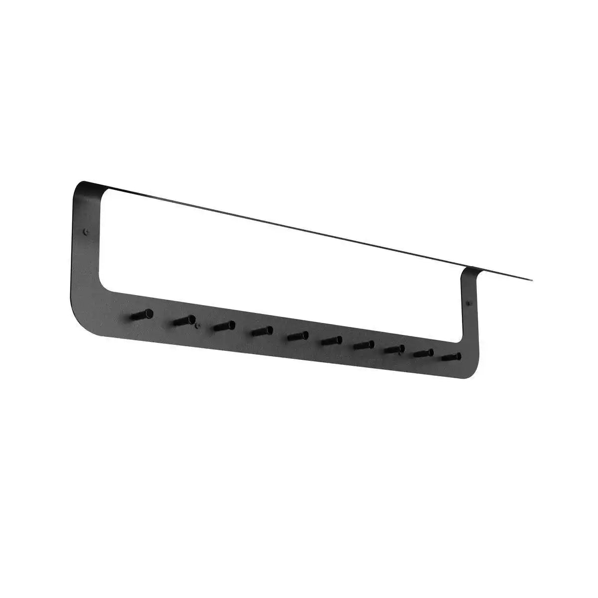 Linea Garderobenleiste mit 10 Kleiderhacken Stahl - HomeDesign Knaus