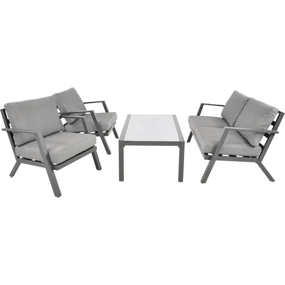 Lounge-Set Marah Marah anthrazit/grau Gartengruppe Sitzgruppe Loungegruppe - HomeDesign Knaus